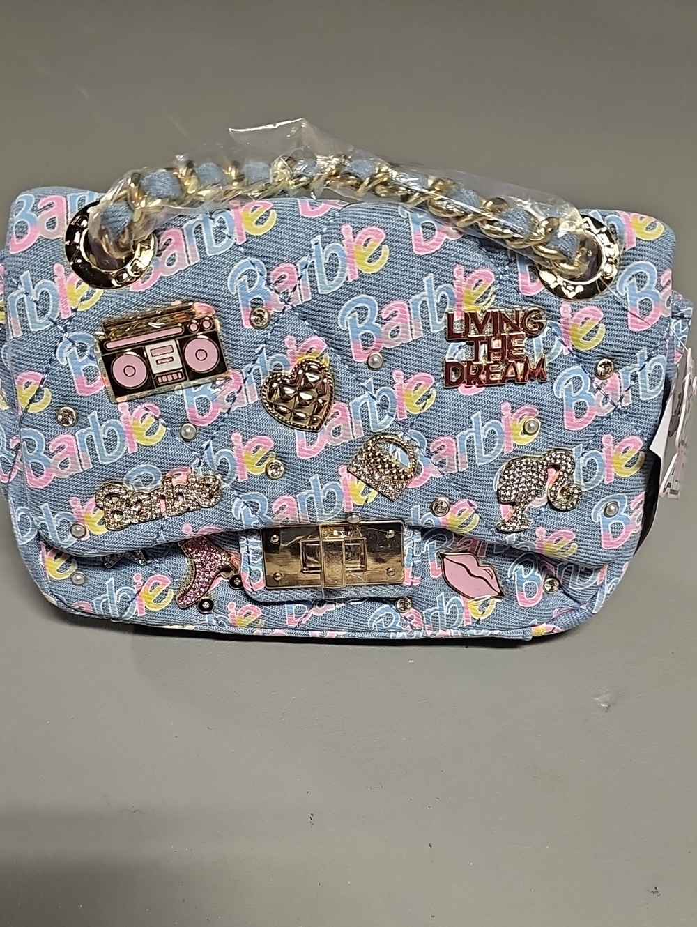 ALDO × Barbie Limited Edition Barbieplush Denim Crossbody Bag NWT
